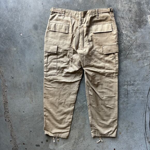 Tru-Spec Tactical Cargo Pants Men's L 36x29 Khaki Ripstop Utility Workwear - Picture 8 of 16